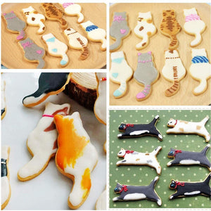 8pcs Kitty Cookie Cutters-Furbaby Friends Gifts