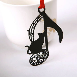 Beautiful Black Metal Cat Bookmarks/ Tree Ornament-Furbaby Friends Gifts