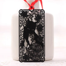 Carica l&#39;immagine nel visualizzatore di Gallery, Beautiful Black Metal Cat Bookmarks/ Tree Ornament-Furbaby Friends Gifts