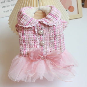 Beautiful Boucle Pet Dress-Furbaby Friends Gifts