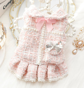 Beautiful Boucle Pet Dress-Furbaby Friends Gifts