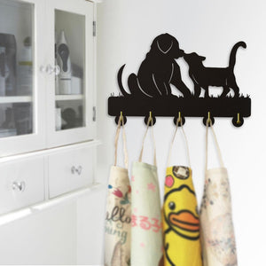 'Best Friends' Wooden Coat Rack-Furbaby Friends Gifts