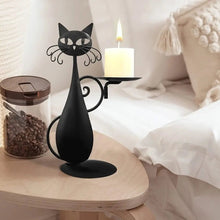 Carregar imagem no visualizador da galeria, Black Cat Candle Holder-Furbaby Friends Gifts