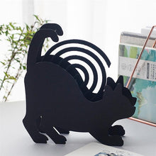 Cargar imagen en el visor de la galería, Black Cat Mosquito Coil Holders-Furbaby Friends Gifts