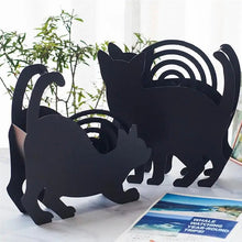 Laden Sie das Bild in den Galerie-Viewer, Black Cat Mosquito Coil Holders-Furbaby Friends Gifts