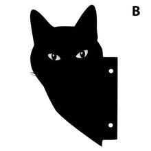 Load image into Gallery viewer, Black Cat Peeping Tom! Garden Ornaments-Furbaby Friends Gifts