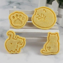 Load image into Gallery viewer, Cartoon Cat Cookie Cutters-Furbaby Friends Gifts