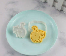 Load image into Gallery viewer, Cartoon Cat Cookie Cutters-Furbaby Friends Gifts