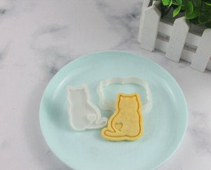 Cartoon Cat Cookie Cutters-Furbaby Friends Gifts