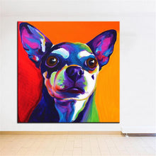 Carregar imagem no visualizador da galeria, Chihuahua Canvas Oil Print-Furbaby Friends Gifts