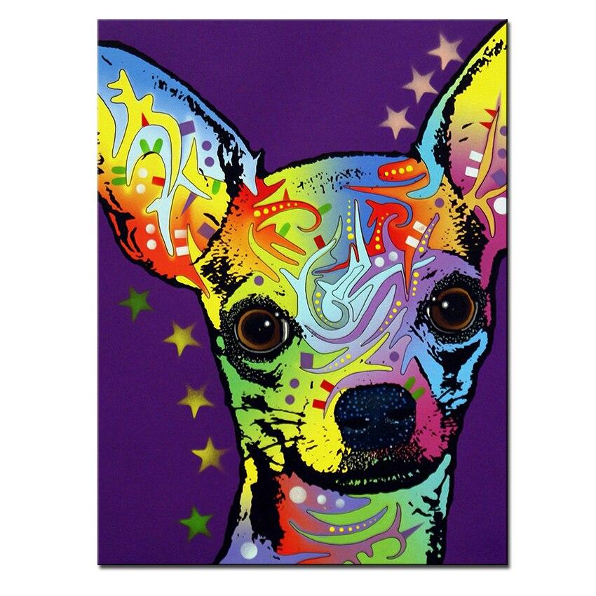 Chihuahua Canvas Oil Print-Furbaby Friends Gifts