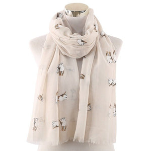 Collie Chiffon Scarf-Furbaby Friends Gifts