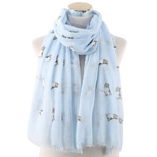 Load image into Gallery viewer, Collie Chiffon Scarf-Furbaby Friends Gifts