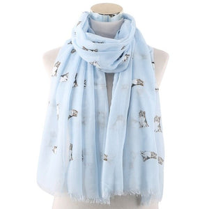 Collie Chiffon Scarf-Furbaby Friends Gifts