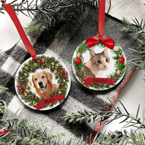 Customised Ceramic Pet Christmas Tree Ornament-Furbaby Friends Gifts