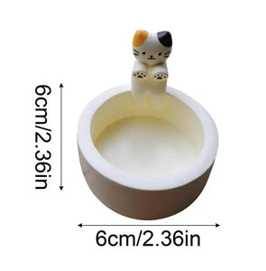 Cute Cat Candle Holder-Furbaby Friends Gifts