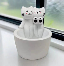 Charger l&#39;image dans la galerie, Cute Cat Candle Holder-Furbaby Friends Gifts