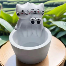 Charger l&#39;image dans la galerie, Cute Cat Candle Holder-Furbaby Friends Gifts