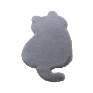 Cute Cat Shaped Fluffy Rugs-Furbaby Friends Gifts