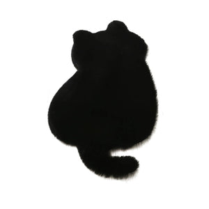 Cute Cat Shaped Fluffy Rugs-Furbaby Friends Gifts