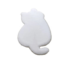 Laden Sie das Bild in den Galerie-Viewer, Cute Cat Shaped Fluffy Rugs-Furbaby Friends Gifts