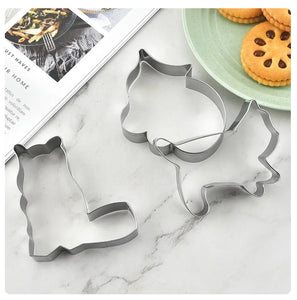 Cute Kitty Cookie Cutters (5 pack)-Furbaby Friends Gifts