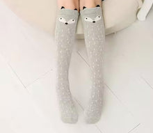 Laden Sie das Bild in den Galerie-Viewer, Cute Knee High Cotton Socks-Furbaby Friends Gifts