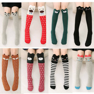 Cute Knee High Cotton Socks-Furbaby Friends Gifts