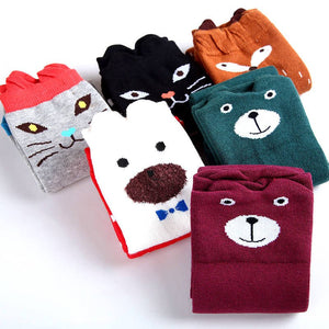 Cute Knee High Cotton Socks-Furbaby Friends Gifts