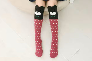 Cute Knee High Cotton Socks-Furbaby Friends Gifts