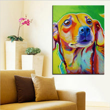 Load image into Gallery viewer, Dachshund Canvas Oil Print-Furbaby Friends Gifts