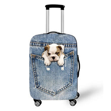 Charger l&#39;image dans la galerie, Dog-Themed Suitcase Protective Covers-Furbaby Friends Gifts