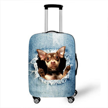 Laden Sie das Bild in den Galerie-Viewer, Dog-Themed Suitcase Protective Covers-Furbaby Friends Gifts