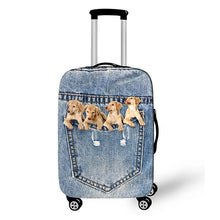 Charger l&#39;image dans la galerie, Dog-Themed Suitcase Protective Covers-Furbaby Friends Gifts