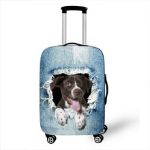 Laden Sie das Bild in den Galerie-Viewer, Dog-Themed Suitcase Protective Covers-Furbaby Friends Gifts