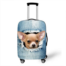 Laden Sie das Bild in den Galerie-Viewer, Dog-Themed Suitcase Protective Covers-Furbaby Friends Gifts