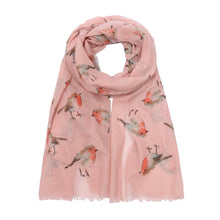 Cargar imagen en el visor de la galería, Floaty &#39;Robin Red-Breast&#39; Chiffon Scarf-Furbaby Friends Gifts