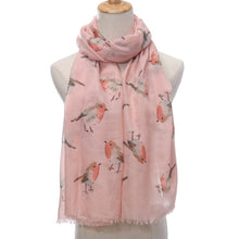 Cargar imagen en el visor de la galería, Floaty &#39;Robin Red-Breast&#39; Chiffon Scarf-Furbaby Friends Gifts