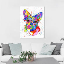 Laden Sie das Bild in den Galerie-Viewer, French Bulldog Canvas Oil Print-Furbaby Friends Gifts