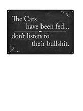 Cargar imagen en el visor de la galería, Funny Cat Plaques: Kitchen Collection-Furbaby Friends Gifts