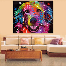 Laden Sie das Bild in den Galerie-Viewer, Golden Retriever Canvas Oil Print-Furbaby Friends Gifts