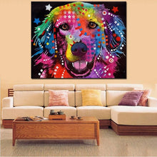 Carica l&#39;immagine nel visualizzatore di Gallery, Golden Retriever Canvas Oil Print-Furbaby Friends Gifts