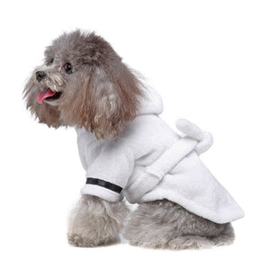 Hooded Pet Bathrobe-Furbaby Friends Gifts