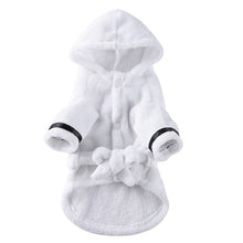 Load image into Gallery viewer, Hooded Pet Bathrobe-Furbaby Friends Gifts