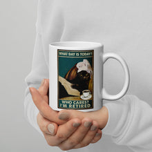 Load image into Gallery viewer, I&#39;m Retired! Ceramic Mug-Furbaby Friends Gifts