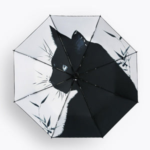 Japanese Black Cat Umbrella-Furbaby Friends Gifts