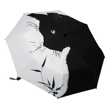 Load image into Gallery viewer, Japanese Black Cat Umbrella-Furbaby Friends Gifts