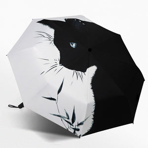 Japanese Black Cat Umbrella-Furbaby Friends Gifts