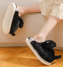 Cargar imagen en el visor de la galería, Kitty Cuddles Non-Slip Cosy Slippers-Furbaby Friends Gifts