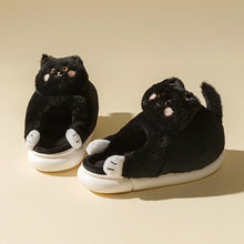 Cargar imagen en el visor de la galería, Kitty Cuddles Non-Slip Cosy Slippers-Furbaby Friends Gifts